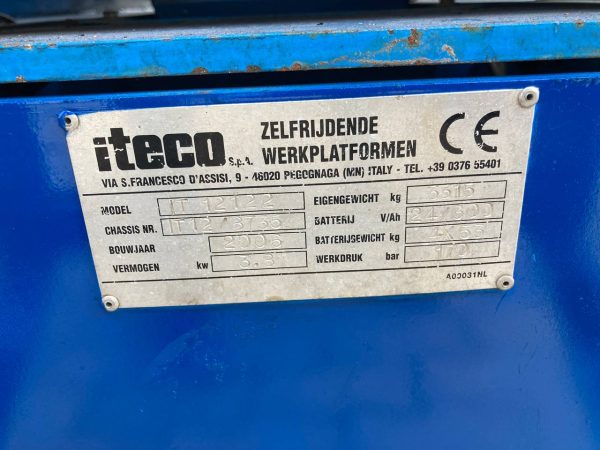 ITECO IT 12121 – elektromos ollós emelő (P2388) - Image 11