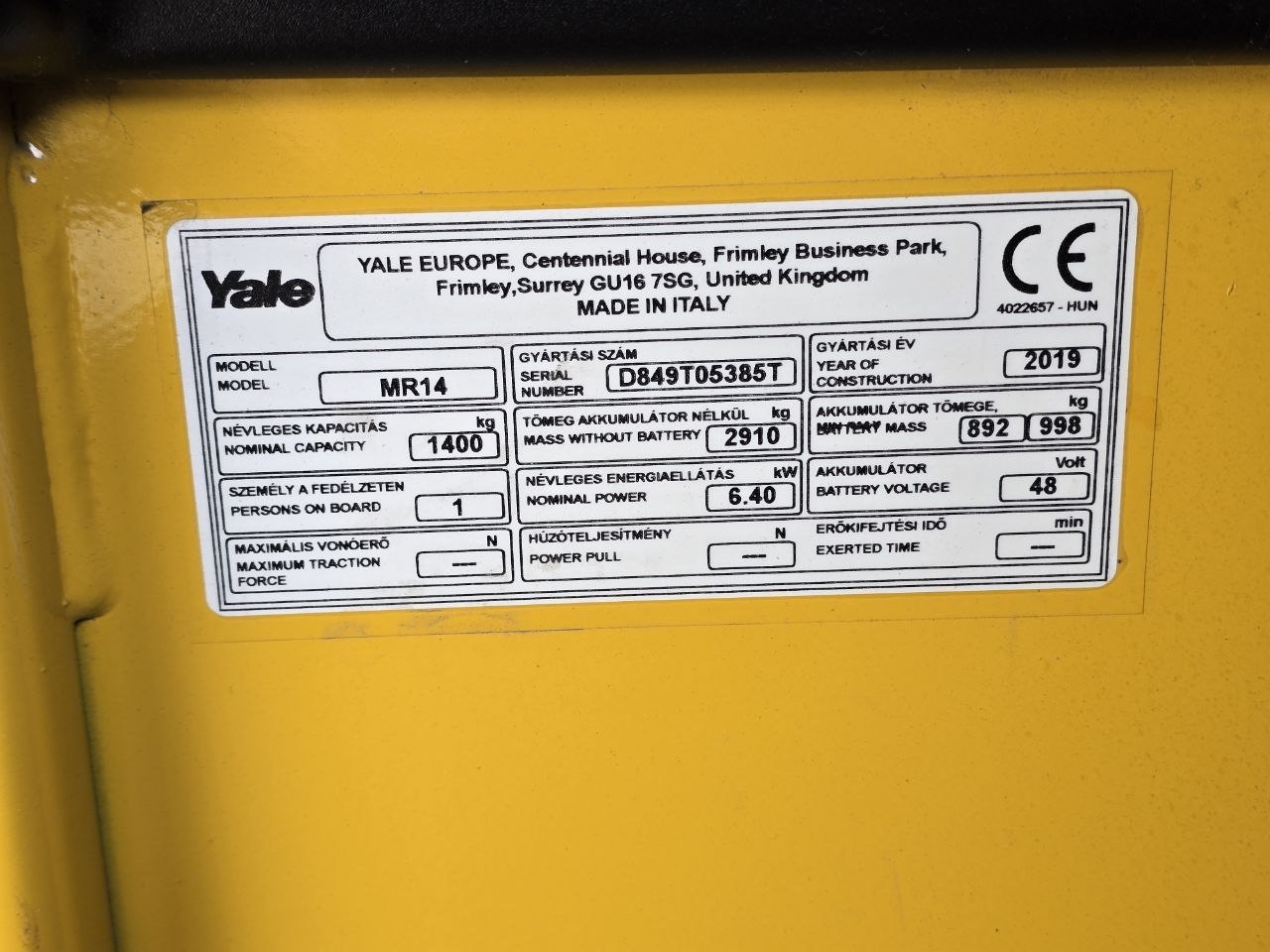 YALE MR14 (D849T05385T) - Image 11