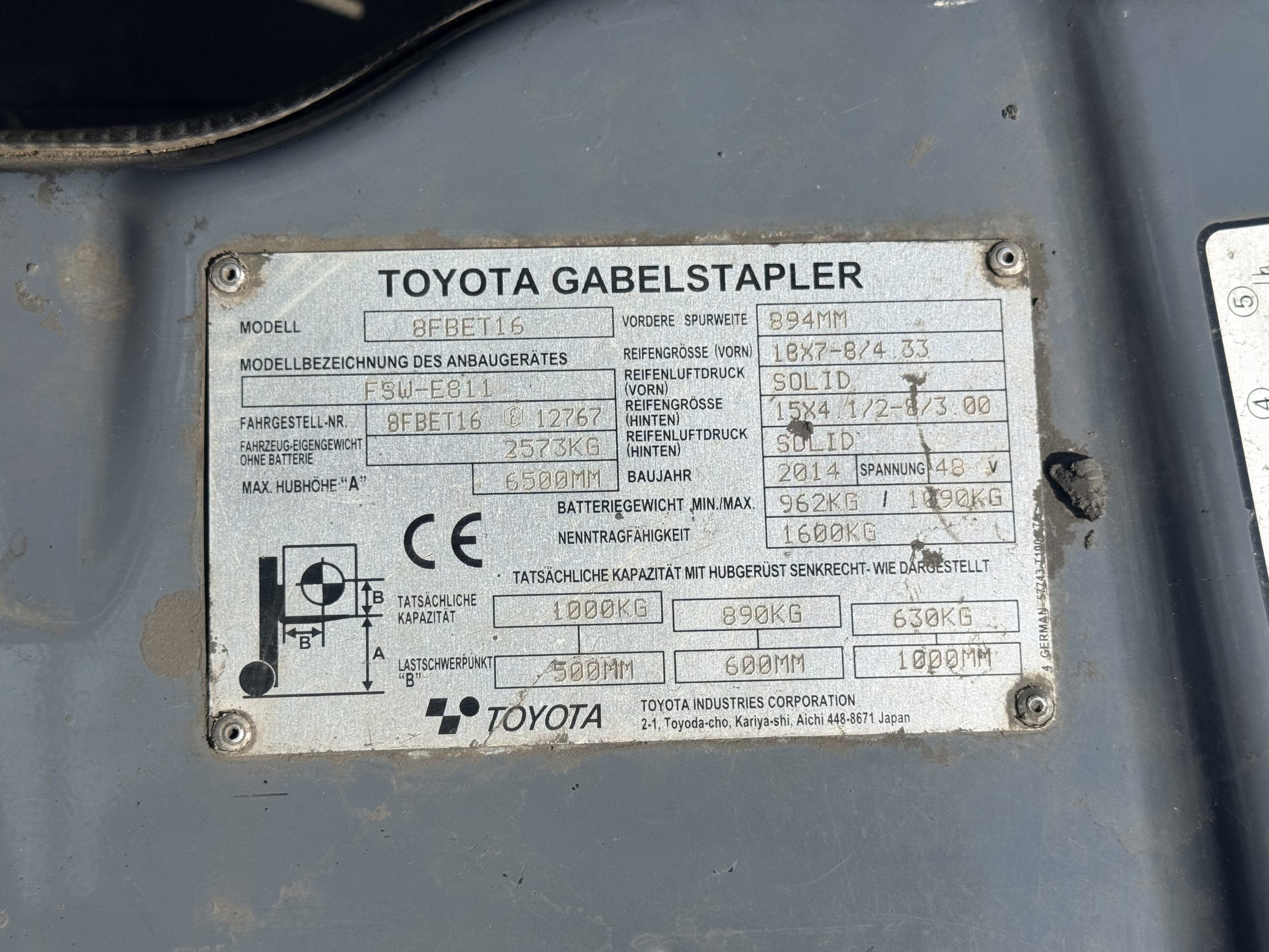 TOYOTA 8FBET16 (8FBET16-12767) - Image 9