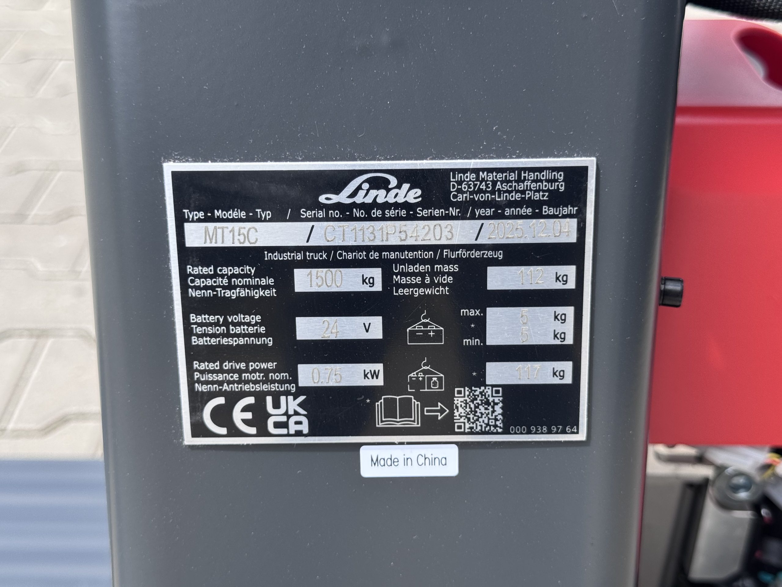 LINDE MT15 C - elektromos akkumulátoros raklapszállító | teherbírás: 1.500 kg | Li-ION - Image 10