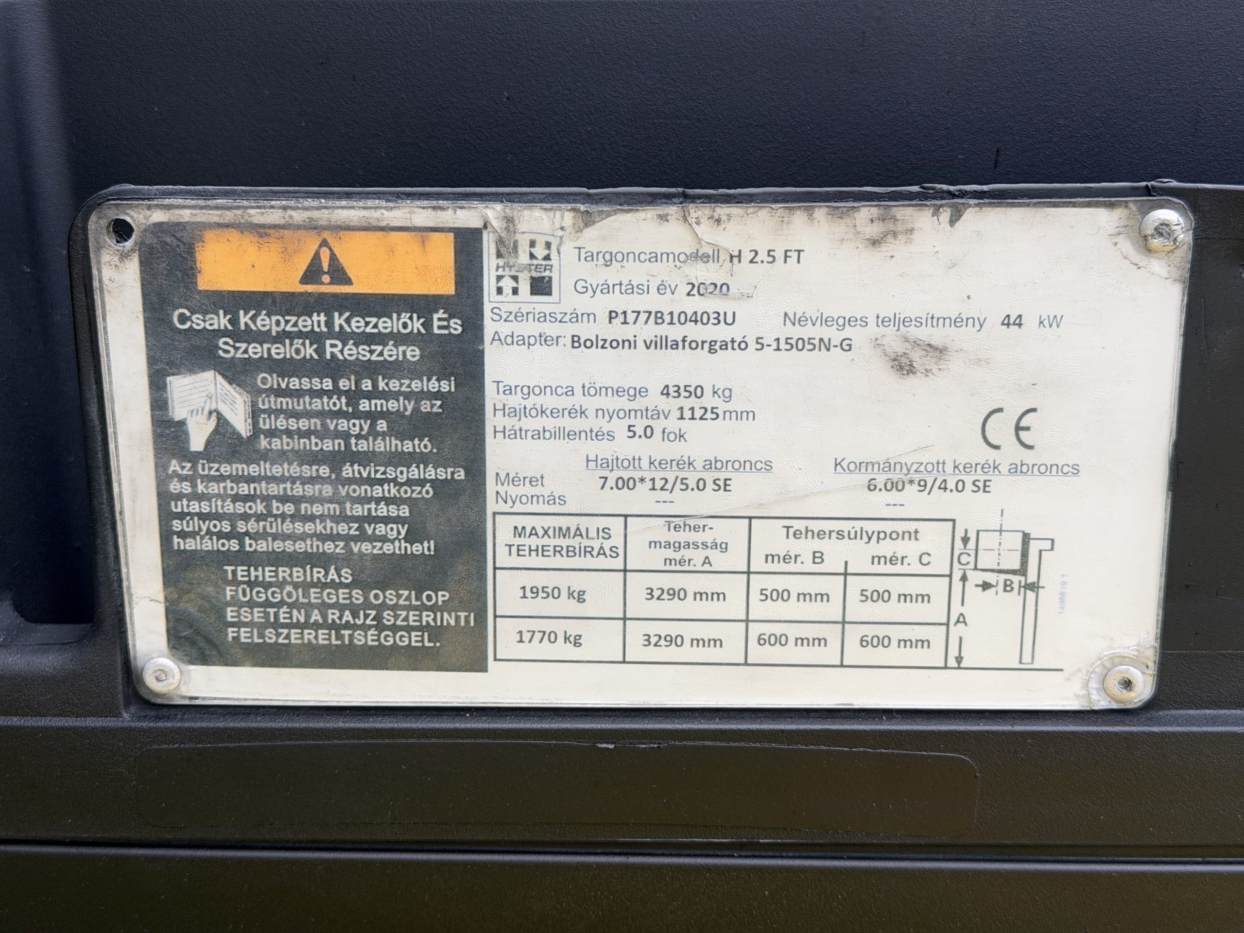 HYSTER H2.5FT (P177B10403U) - Image 11