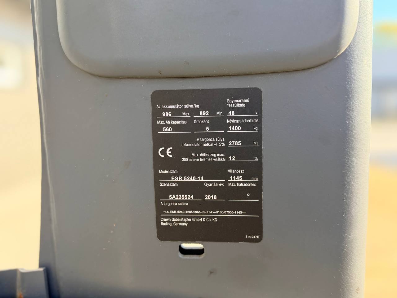 CROWN ESR 5240-14 (5A235524) - Image 16